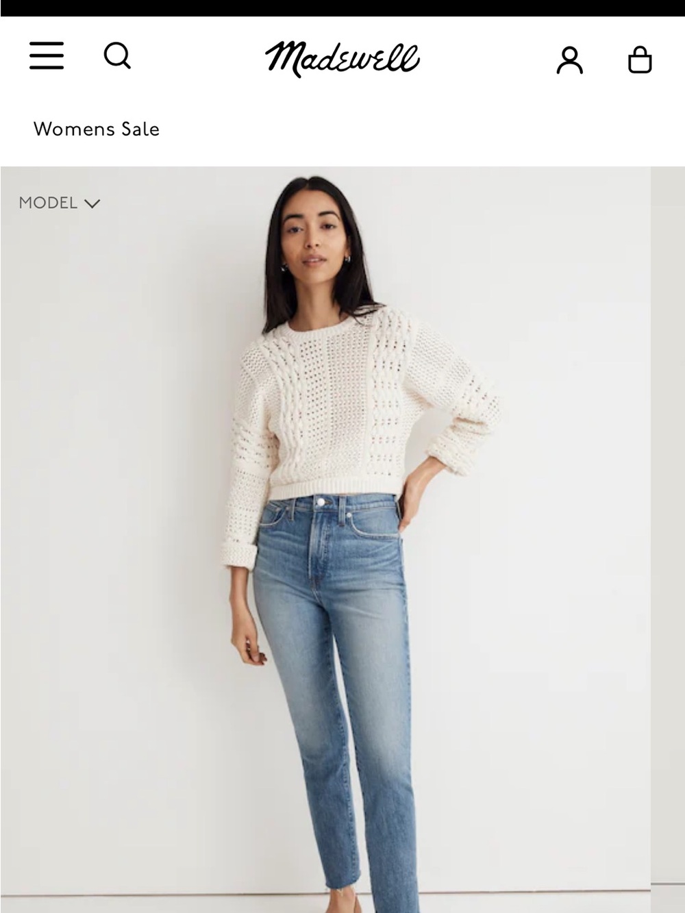 Madewell the perfect vintage jeans in blue light wash